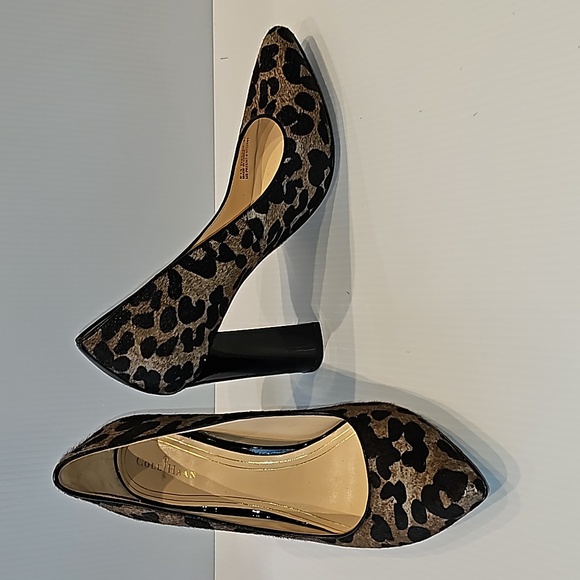 Cole Haan Leopard Calf Hair Pump Size 9 - Picture 2 of 5